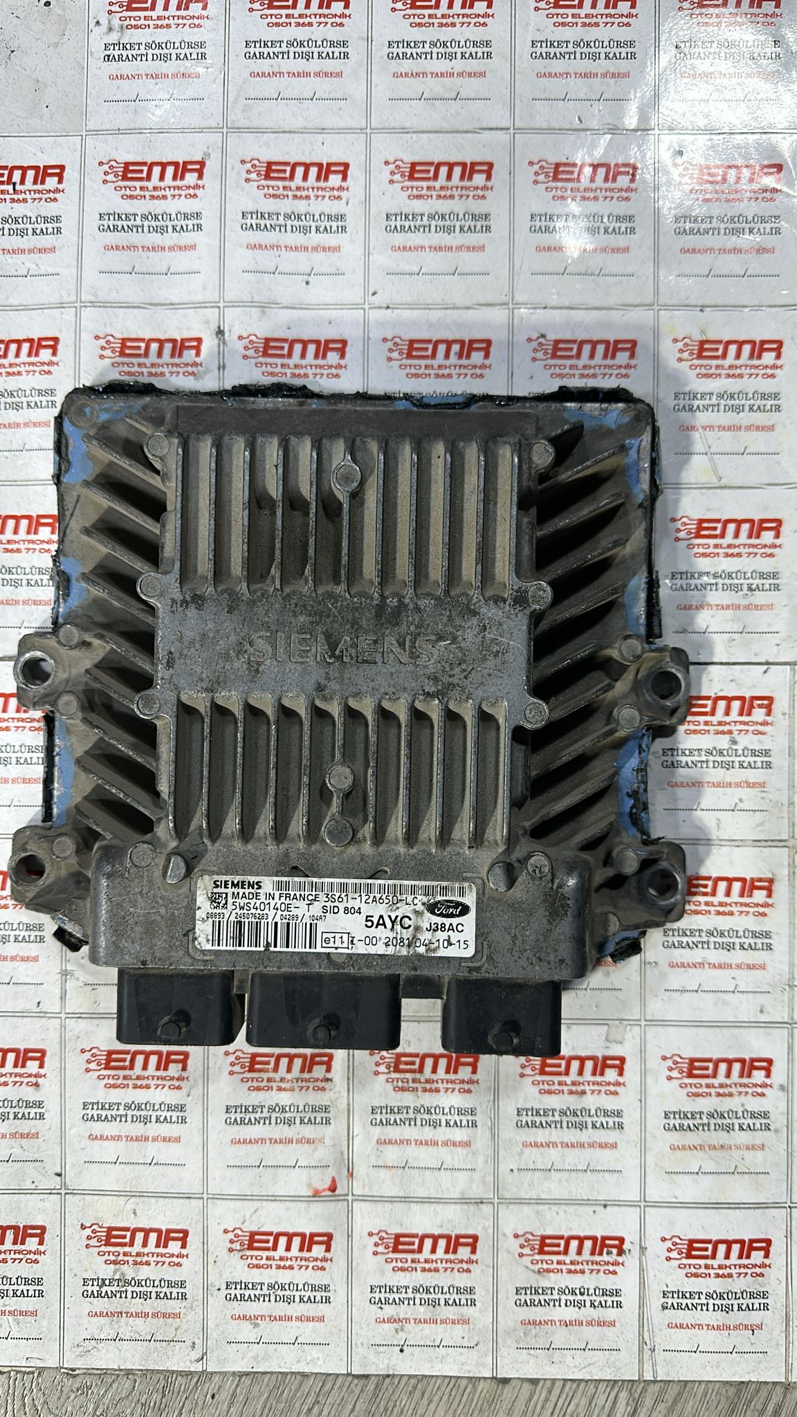 FORD FİESTA 1.4 TDCİ DİZEL MOTOR BEYNİ 3S61-12A650-LC